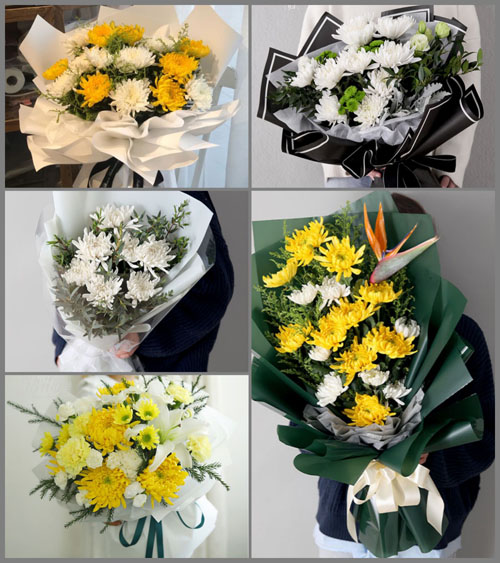 贵州贵阳开阳县白事花束代送